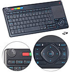 GeneralKeys Lernfähige Multimedia-Funk-Tastatur & Fernbedienung für PC, Smart-TV GeneralKeys Multimedia-Funk-Tastatur für PC, Set-Top-Box & Smart-TV