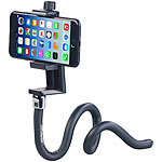 PEARL Universelle Smartphone-Stativ-Halterung & Flexibles Universal-Stativ PEARL