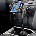 Callstel Kfz-Halterung mit USB-Ladefunktion (refurbished) Callstel Schwanenhals Kfz-Halterungen mit USB Ladefunktion