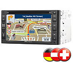 NavGear StreetMate 2-DIN-Autoradio mit 6"-Navi DSR-N 62 D-A-CH NavGear 2-DIN Festeinbau-Navi /-Autoradios