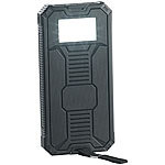 revolt Solar-Powerbank mit 12.000 mAh, 1,3-W-Solarpanel & LED-Leuchte, 2x USB revolt USB-Solar-Powerbanks mit LED-Leuchten