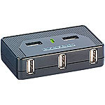 Xystec Aktiver USB-2.0-Hub mit 7 Ports, Netzteil Xystec