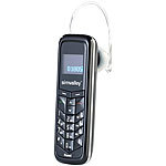 simvalley MOBILE 2in1 MINI-Handy & BT-Headset SHX-660.duo simvalley MOBILE Kleinste Handys mit Bluetooth Headset Funktion