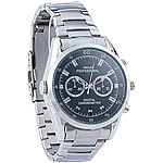 OctaCam HD-Kamera-Uhr VA-720 mit 720p-HD-Video interpoliert, 3 IR-LEDs, 8 GB OctaCam Kamera Armbanduhren