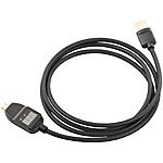 revolt Micro-USB-Lade- und Datenkabel mit LED-Ladestromanzeige, 1,2 m revolt Micro-USB-Kabel mit Spannungsanzeige