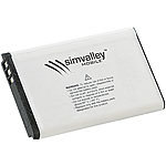 simvalley MOBILE Reserve-Akku für Dual-SIM-Handy SX-305 und Scanner SD-1600, 600 mAh simvalley MOBILE Dual-SIM-Handys