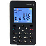 simvalley MOBILE Premium Scheckkarten-Smarthandy Pico RX-492 mit Bluetooth simvalley MOBILE Scheckkartenhandys