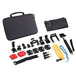 Somikon 20in1-Zubehör-Set für Action-Cam DV-4017.WiFi, DV-850.WiFi und GoPro® Somikon Zubehör Sets für GoPro Hero