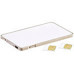 Callstel Dual-SIM-Adapter mit Bluetooth, für iPhone ab 4s, mit Selfie-Taste Callstel Dual-SIM-Adapter für iPhones & iPads