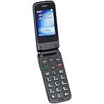 simvalley MOBILE Notruf-Klapp-Handy XL-947 m. Garantruf Premium, Dual-SIM, 6-cm-Display simvalley MOBILE Notruf-Klapphandys mit Garantruf Premium