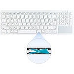 GeneralKeys Tastatur mit Bluetooth, für macOS m. Touchpad, Scissor-Tasten GeneralKeys Tastaturen mit Touchpads und Bluetooth, für macOS & iOS