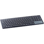 GeneralKeys Slim-Funktastatur mit Touchpad, Ziffernblock, Scissor-Tasten, QWERTZ GeneralKeys Funk-Tastaturen mit Touchpads für Windows PCs, Android Tablets & Smartphones