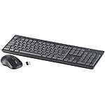 GeneralKeys Ergonomische Funk-Tastatur-Maus-Kombination, 2,4 GHz, 10 m Reichweite GeneralKeys Funktastatur & -Maus Sets
