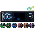 Creasono MP3-Autoradio mit DAB+, Bluetooth & Freisprechfunktion, USB, SD, 4x45W Creasono DAB+ Autoradios mit Bluetooth & MP3