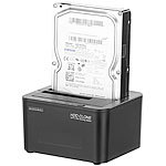 Xystec USB-3.0-Dockingstation für SATA-Festplatten & -SSDs, mit Klon-Funktion Xystec Festplatten-Dockingstationen mit Klon-Funktion