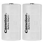 Camelion Akku- & Batterie-Konverter AA Mignon zu Mono Typ D, 2er-Set Camelion Batterien- & Akkus-Konverter