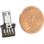 Merox 2er-Set ultrakompakter USB-OTG-Adapter Merox