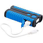 revolt Outdoor-Powerbank PB-52.od IP67, 5.200 mAh, LED-Lampe revolt USB-Outdoor Powerbanks