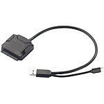 Xystec Festplatten-Adapter SATA auf USB 3.0, mit OTG-Funktion, inkl. Netzteil Xystec SATA Festplatten Adapter