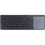 GeneralKeys Premium-Alu-Funktastatur, Scissor-Tasten & XXL-Multi-Touchpad, 2,4 GHz GeneralKeys Funktastatur mit Touchpad, slim