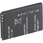 GeneralKeys Ersatz-Akku 1.100 mAh für Multimedia-Funktastatur MFT-240 & MFT-245 GeneralKeys Mini-Funktastaturen mit Touchpads
