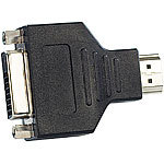 auvisio Display-Adapter DVI-D-Buchse auf HDMI-A-Stecker auvisio Grafik-Adapter