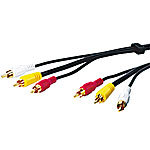 goobay Cinch-AV-Kabel, Video + Stereo Audio, Stecker-Stecker 20m goobay Cinch-Kabel (Audio/Video)
