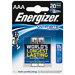 Energizer Ultimate Lithium-Batterie AAA Micro 1,5 Volt im 2er-Pack Energizer Lithium-Batterien Micro (AAA)