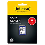 Intenso SecureDigital SD-Speicherkarte 4 GB Class 4 (SDHC) Intenso SD-Speicherkarten