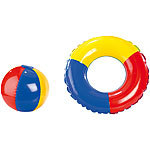 Kinder-Schwimmset mit Schwimmring, Kindermatratze und Strandball Strand-Sets