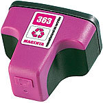 Recycled Cartridge für HP (ersetzt C8772EE No.363), magenta recycled / rebuilt by iColor Recycled Druckerpatronen für HP-Tintenstrahldrucker