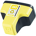 Recycled Cartridge für HP (ersetzt C8773EE No.363), yellow recycled / rebuilt by iColor Recycled-Druckerpatrone für HP-Tintenstrahldrucker