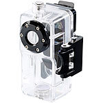 Somikon Wasserfestes Schutzgehäuse für PX-8120 / PX-8235 Somikon Mini-Kameras