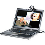 Somikon Hochauflösende USB-Webcam mit 6 LEDs, HD-Video (1280 x 1024 Pixel) Somikon Webcams