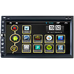 NavGear 2-DIN Android-Autoradio - GPS, WiFi, BT2, Miracast (refurbished) NavGear 2-DIN Festeinbau-Navi /-Autoradios