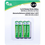 tka Köbele Akkutechnik Nickel-Zink-Akku AAA Micro, 1,6 V, 500 mAh, 4er-Set tka Köbele Akkutechnik Nickel-Zink Akkus Micro (AAA)