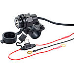 revolt USB-Ladegerät für Motorrad, 12 / 24 V, 2,1 A revolt