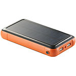 revolt Solar-Powerbank PB-200.s mit 20.000 mAh, Ladestand-Anz., 2x USB revolt USB-Solar-Powerbanks