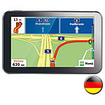 PEARL 5"-GPS-Navigationssystem VX-50 Easy mit Karten für Deutschland PEARL Navis 5"