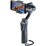 Somikon 3-Achsen-Hand-Stabilisator für Smartphones, Versandrückläufer Somikon Elektronische Smartphone-Gimbals für 3D-Videostabilisierung