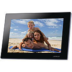 Somikon Digitaler WLAN-Bilderrahmen mit 25,7-cm-IPS-Touchscreen (10,1") Somikon Digitaler WLAN Bilderrahmen