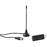 auvisio DVB-T2/C-USB-Stick für TV-Empfang auf PC mit Windows, H.265 auvisio DVB-T2-USB-Sticks