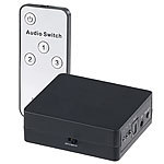 auvisio Digitaler 3-fach-Audio-Verteiler für optische TOSLINK-Signale auvisio TOSLINK-Audio-Verteiler