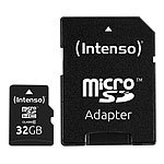Intenso microSDHC-Speicherkarte 32 GB, Class 10, inkl. SD-Adapter Intenso microSD-Speicherkarten