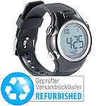 PEARL sports Fitness-Uhr, 3 Intensitätsstufen, LCD-Display, Versandrückläufer PEARL sports Fitness Pulsuhren