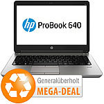 hp Probook 640 G1, 35.6cm HD, Core i3, 8GB, 320GB (generalüberholt) hp Notebooks