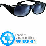 PEARL Überzieh-Sonnenbrille "Day Vision", Versandrückläufer PEARL Kontrastverstärkende Überzieh-Sonnenbrillen