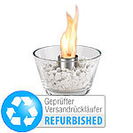 Carlo Milano Glas-Feuerschale "Marrakesch" für Bio-Ethanol Versandrückläufer Carlo Milano Tisch-Glas-Dekofeuer für Bio-Ethanol