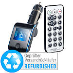 auvisio Bluetooth-Freisprecher / FM-Transmitter FMX-550.BT (Versandrückläufer) auvisio FM-Transmitter mit Blutooth Freisprecher