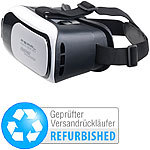 auvisio Virtual-RealityBrille VRB58.3D f. Smartphones, 3D-Justierung (refurb.) auvisio